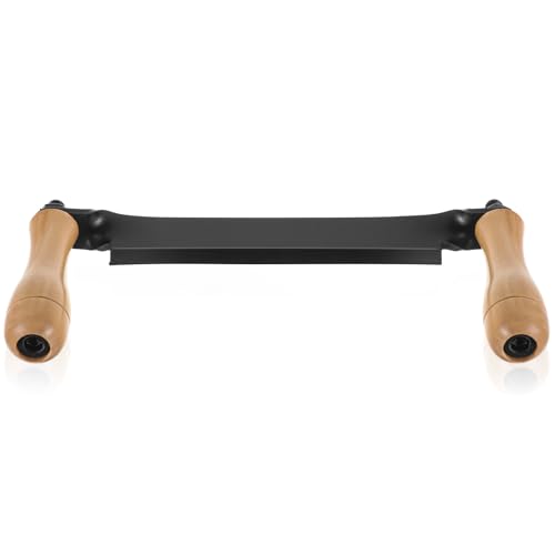 Lanties Draw Knife 10 Inch Straight Draw Wooden Shaver with Wooden Handle Drawknife Debarking Tool Wood Scraper for Woodworking Tool Bark Peeling Removal