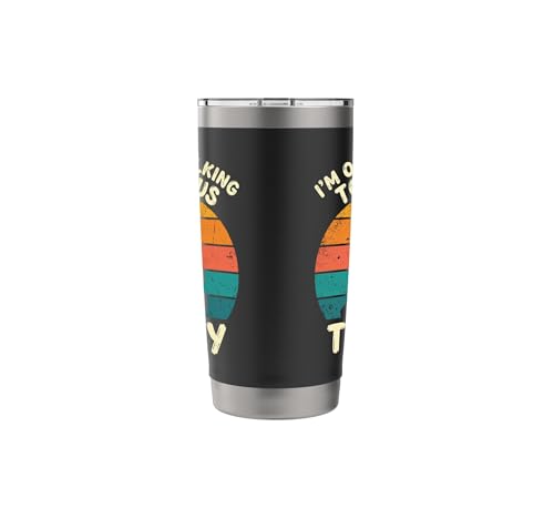 I'm Only Talking to Jesus Today Funny Christian Cat Stainless Steel Insulated Tumbler