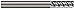 Micro 100 ARC-500-5-060 Corner Radius End Mill, 1/2" Cutter Dia, 1" LOC.060" Corner Rad, 5 Fl, 1/2" Shank Dia, 3" OAL, Uncoated