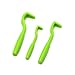 3 Piece Tick Hook Tweezer Kit for Dogs Cats Horses Cleaner for Pet Grooming Green Blue
