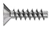 Tr Fastenings Screw, Pozi, Thread Forming, M4 X 10Mm - 4.010KRST30TC1D