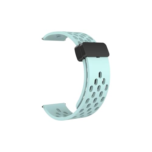 Bracelet magnétique silicone 18mm 20mm 22mm pour montre connectée Huawei GT4 et GT5 respirant