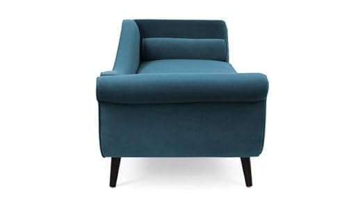 Image of Rosewood 2-Seater Settee Sofa Diwan Couch for Home and Living Room