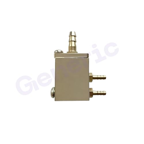 Image of Dental Chair Water Retractive Valve WRV /Pilot Pneumatic Valve - 3mm & 5mm Nipple Connector, 3 Hole Water Retraction Pressure Regulator for Dental Unit Control (Pack of 1)