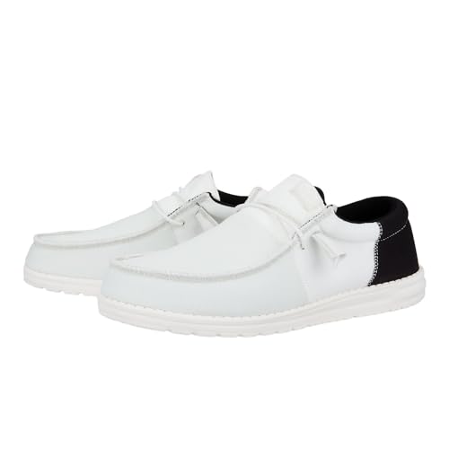 HEYDUDE Wally Tri Varsity Sport Mesh - White/White4