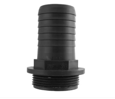 AP Supplies Pond Straight Connector 38mm, 1.5in BSPM — image 1