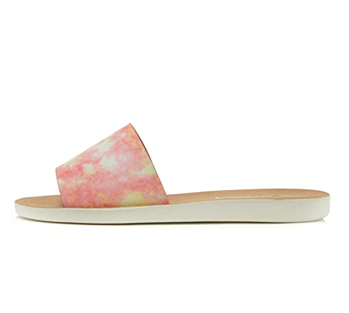 Image of Soda Shoes Efron-S Women Flip Flops Basic Plain Slippers Slip On Sandals Slides Casual Peep Toe Beach