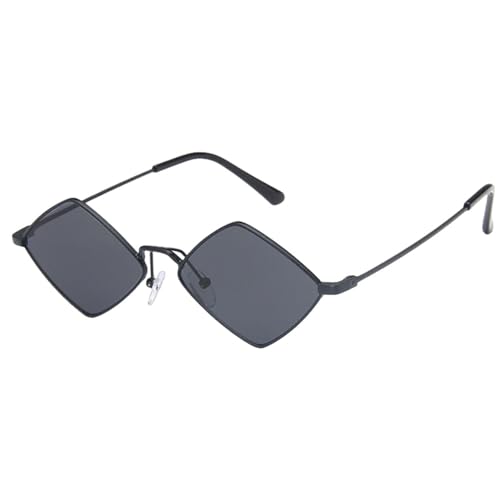 Lunettes de soleil losange rétro pour un look festival chic