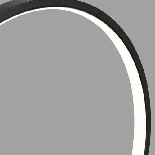Lampe suspendue LED 3 couleurs dimmable lustre noir 40cm - 4