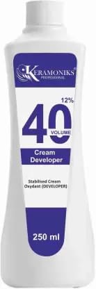 KERAMONIKS PROFESSIONAL Hydrogen Peroxide 12% 40 VOL Cream Developer, Hair Developer