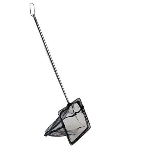 Image of AQUANEAT Aquarium Net with Extendable Long Handle, Adjustable Wastes Skimming Cleaning Tools for Fish Tanks