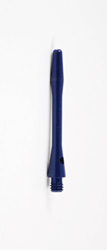 US Darts - Blue Aluminum Dart Shafts - 3 Sets (9 shafts), 2BA Short (1 1/2 inch), + O'rings