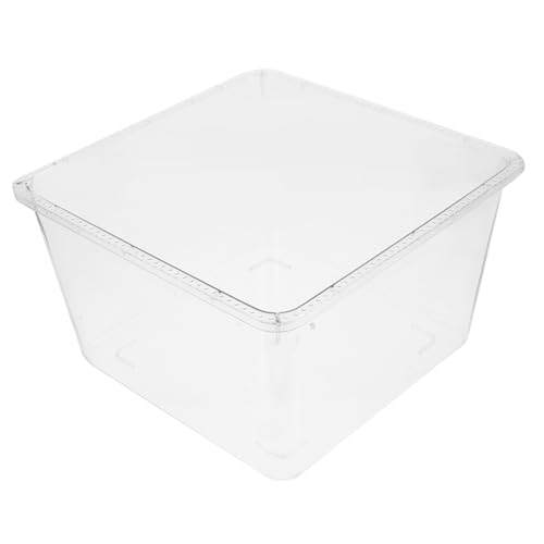 Balacoo Feeder Rain Birdcage Splash Cage Acrylic Feeder Cover Birdcage Supplies No Mess