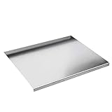 Saver WorkTop: este protector de trabajo hecho de 2 mm de espesor de acero inoxidable de acabado satinado de 7 mm de grosor, que se puede usar como tablero de paja, soporte de panorama, etc.