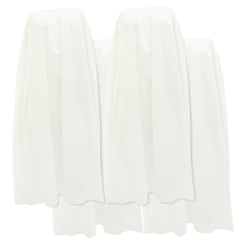 IWOWHERO 4 Piezas Falda de baño desechable Albornoces para Albornoces para Mujer Bath Towels Envoltura de SPA de una Sola Vez túnica de una Sola Vez Hilado de algodón