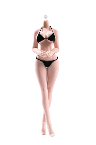 Fremego 1/12 Scale Female Body,6inch Super Flexible Pale Skin Seamless Female Action Figure with...