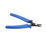 jojofuny 炭素鋼製かしめ用圧着ペンチ ジュエリー製作向け ビーズカバー締め クラフト精密作業用 滑り止めグリップ付きコンパクトツール