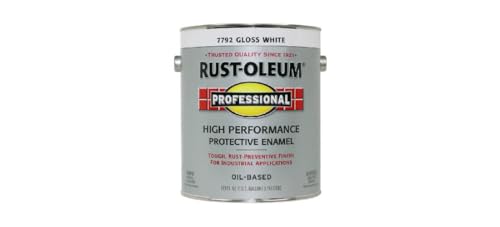 Rust-Oleum 242256 White Professional Oil-Based High Performance Protective Enamel 100 VOC 1 Gal