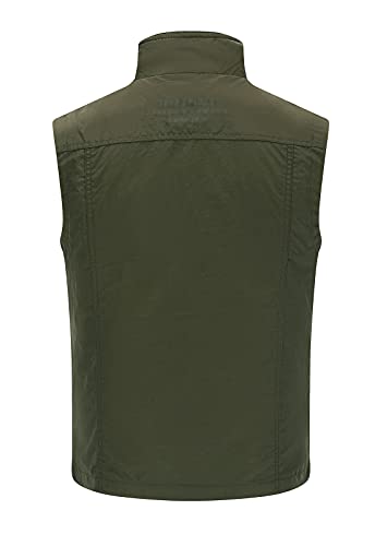 Image of Hbufnha Mens Lightweight Vest Work Travel Safari Sport Jacket Padded Puffer Vest