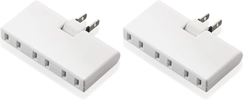 エレコム コンセント アンダータップ 3個口 ホワイト T-TR05-2300WH (× 2)の商品画像（Amazon）