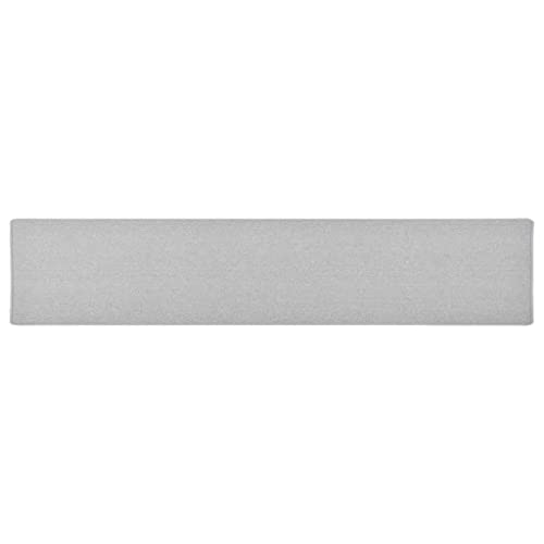 Alfombra de pasillo lavable gris claro de 50x250 cm para entrada y pasillos largos 2