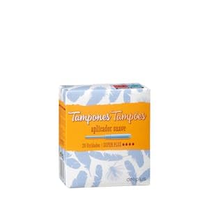 Tampones super plus con aplicador suave Caja 20 ud.