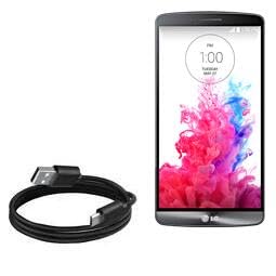 BoxWave Cable Compatible with LG G3 - DirectSync Cable, Durable Charge and Sync