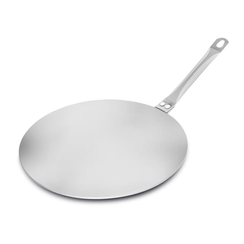 KARACA Adaptador de placa de inducción de acero inoxidable, 23,5 cm, color gris