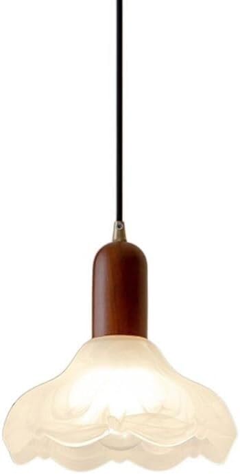 Lampe suspendue en verre multicouche artistique artisanale style rustique chic QTHWB