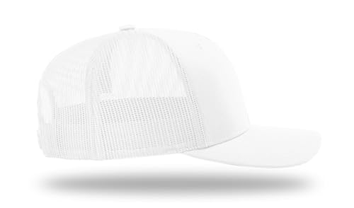 Image of Richardson 112 Trucker Hat - Premium Blank Baseball Cap, Adjustable Snapback Hat - Structured Six Panel Richardson Blank Hats
