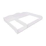VIELSEITIG EINSETZBAR: Unser Wickelaufsatz ist ein echter Allrounder und passt flexibel auf alle IKEA Hemnes Wickelkommoden sowie Wickeltische mit einer Tiefe von 50 - 51 cm und einer Mindestbreite von 108 cm