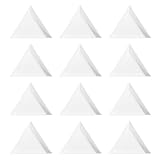 KJHBV 30piezas Bandejas Plásticas Triangulares para Joyas Organizadoras de Aretes y Anillos Bandejas Transparentes y Livianas para Manualidades y Exhibición Protección Individual