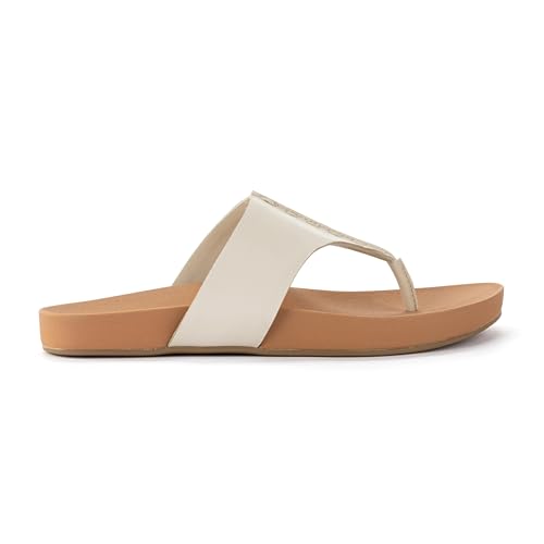 Image of The Sak Everly Slide Sandal - Women's Flat Fashion Slides with Soft Cushion Sole - Beach Slip On Sandals For Everyday