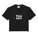 Team Zach Funny Quote Island Love Television Show LI Humor Comfort Colors Crop Top