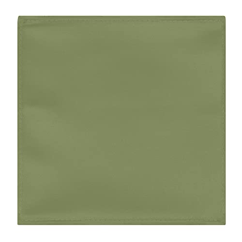 Image of Jacob Alexander Men's Pocket Square Solid Color Handkerchief