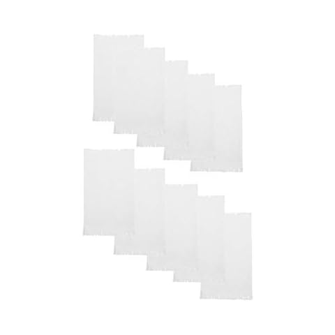 Q-Tees - Fringed Reversible Fingertip Towel, Cotton, Size: 11in W x 18in L (10 Pack) Cover