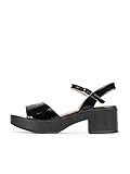 MKT/es Wonders Sandalia Piel Plataforma para Mujer Negro 37