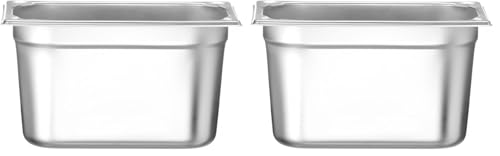 Recipiente Gastronorm GN 1/4 de acero inoxidable HENDI, durabilidad Kitchen Line de 4L 2