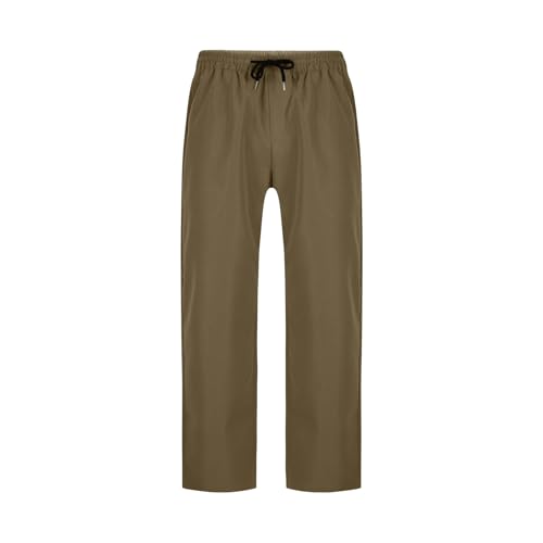 Mens Casual Jogger Pants Loose Fit Hiking Cargo Pants Drawstring Hiking Outdoor Travel Joggers Pants with Pockets4