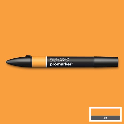 Image of Winsor & Newton Promarker, Alcohol Based Markers, Honey Comb (O547), Double Tipped Drawing Marker Set for Artists, Graphic Designers, Illustrators - Chisel & Fine Twin Tip, Streak Free Coverage