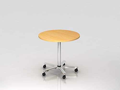 Preisvergleich Produktbild Säulentisch ST08 Buche / chrom