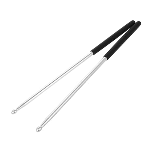 Par de baquetas de aleación de aluminio para batería miniatura 1
