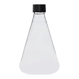Wheaton Science Products 635134 Erlenmeyer Flask with Teflon Lined Cap, 25 mL Capacity, 20-400mm Screw Thread