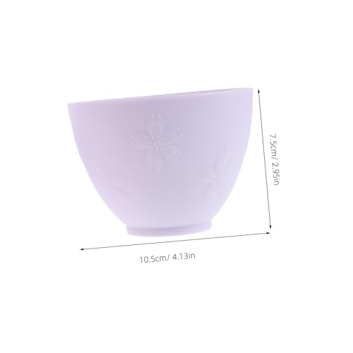 2 piezas de tazones de silicona para mascarillas faciales miniatura 2