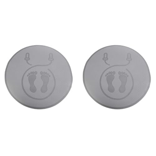 HWIREUIGT 2X Colchoneta Absorción Impactos y Aislamiento Acústico Colchoneta Silenciosa para Hogar Colchoneta Yoga para Deportes Fitness Al Aire Libre Negro