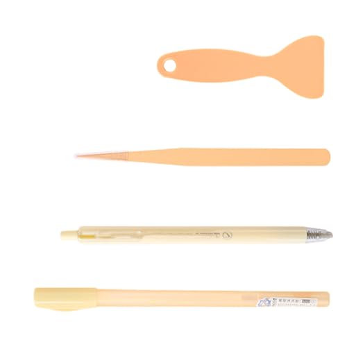 4PCS Mehrzwecke Scrapbooking Handwerkswerkzeug Umfasst Kleber Applikator Spatel Ceramic Cutter Und Pinzetten Für Kunsthandwerkswerkzeug
