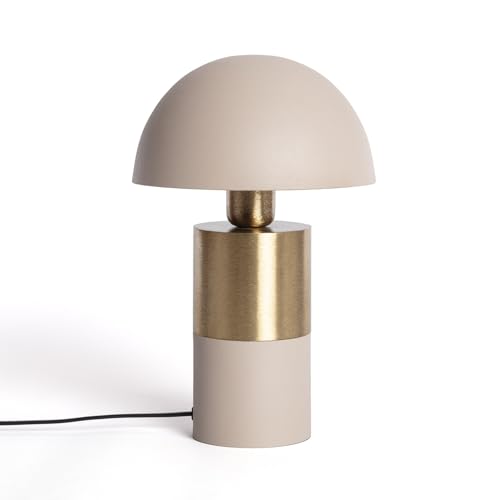 LEDKIA LIGHTING Lampada da Tavolo Metallo Tanev Lis Beige