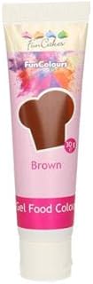 Funcakes - Colorante concentrado en Gel para chocolate, cremas, fondant (Marron)