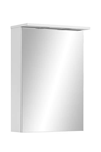 Schildmeyer Spiegelschrank Gloria 148443, weiß, 72,3 x 50,4 x 16 cm