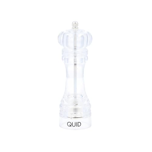 Quid S2700825 Molinillo para Especias, Hábitat Transparente, Tamaño 18 Cm, Materiales Varios